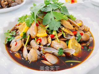 凉拌花甲的做法步调：8