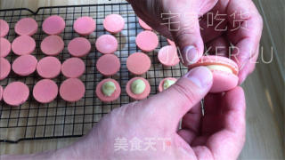 白丝绒马卡龙，法度做法，喷鼻草口胃，清爽恼人。的做法步调：23