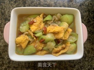 八角瓜烧蛋的做法步调：16