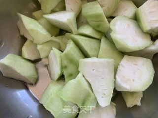八角瓜烧蛋的做法步调：2