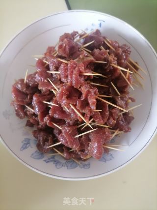 牙签牛肉的做法步调：8
