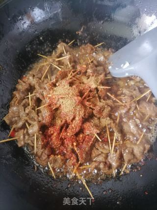 牙签牛肉的做法步调：12