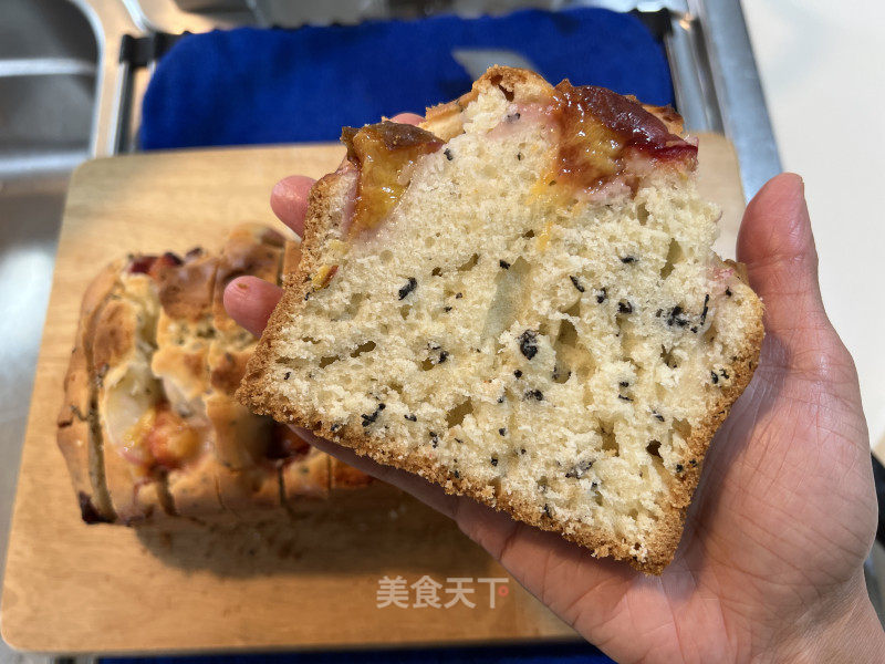 李子白茶磅蛋糕的做法