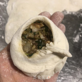 芹菜年夜肉包的做法步调：12