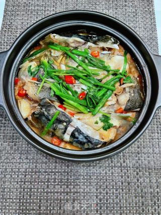 豆腐鱼头煲的做法步调：14