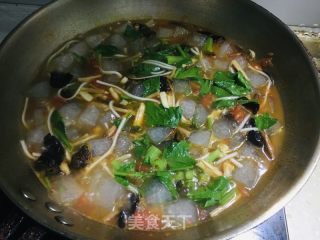 粉汤饺子的做法步调：2
