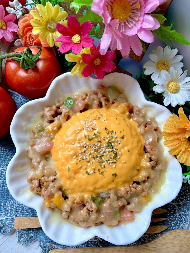 芝士肉沫焗飯的做法