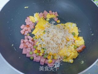 网白柚子炒饭的做法步调：8