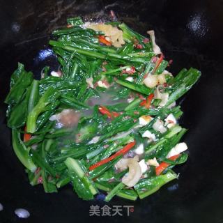糟火炒苦麦的做法步调：11