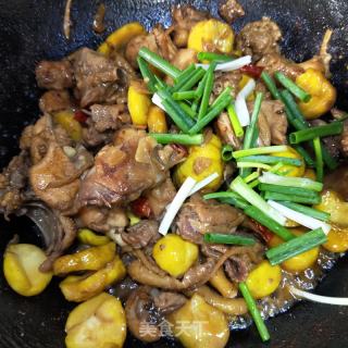 板栗焖鸡的做法步调：14