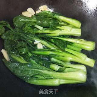 爆炒油菜心的做法步调：5