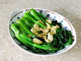 爆炒油菜心的做法步调：8