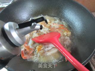 梭子蟹煮魔芋结的做法步调：9