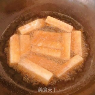 反沙芋头条的做法步调：3