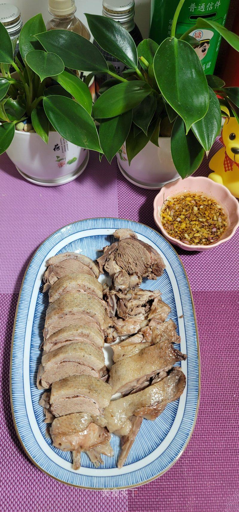 隔火蒸鹅的做法