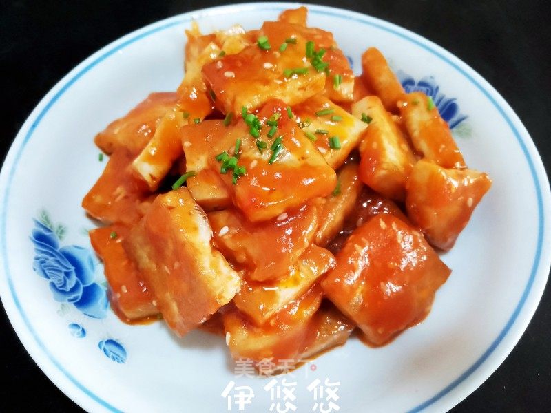 酸苦坚皮豆腐的做法