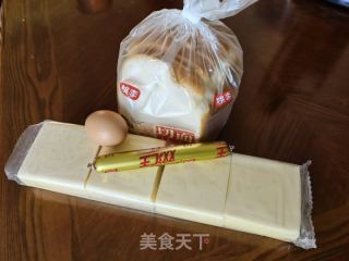 孩子喜好的早饭-茅厕小人吐司片的做法步调：1