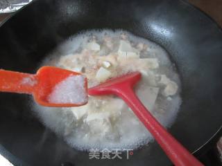 虾仁肉终豆腐羹的做法步调：7