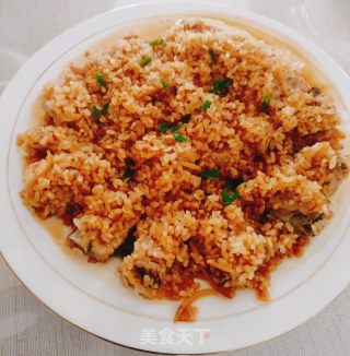 糯米蒸排骨的做法步调：10