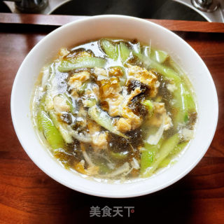 黄瓜紫菜蛋花汤的做法步调：9