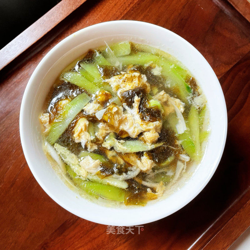 黄瓜紫菜蛋花汤的做法