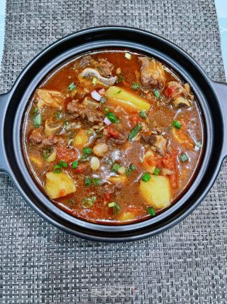 番茄土豆牛排骨的做法步调：11