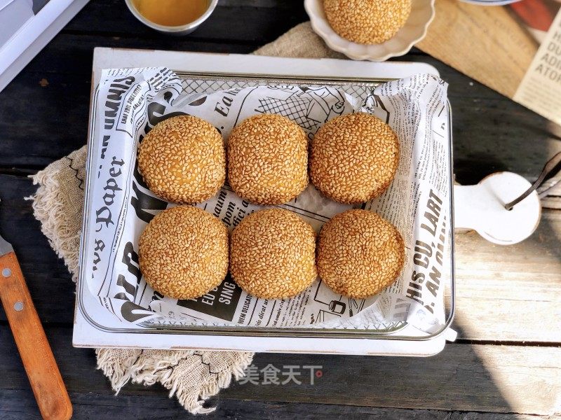 北瓜麻球（麻团）的做法