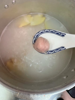 鱿鱼肉丸粥的做法步调：8