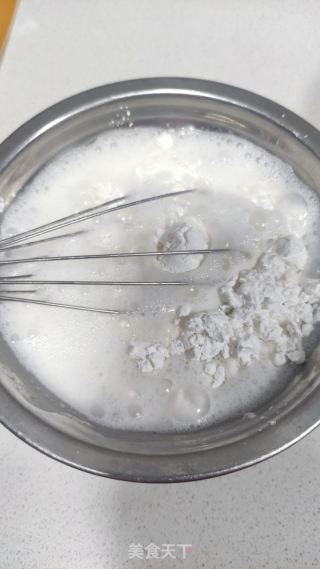 椰汁葡萄干钵仔糕的做法步调：5