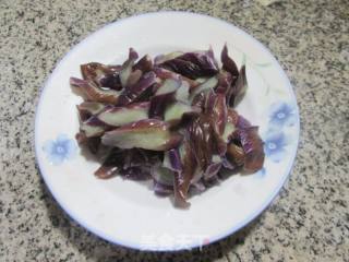 魔芋结炒茄子的做法步调：7