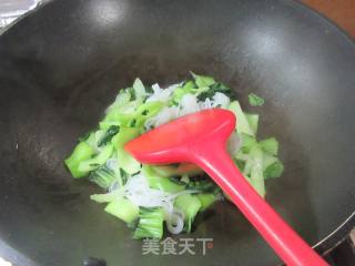魔芋结炒青菜的做法步调：9