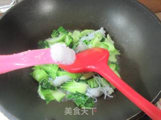 魔芋结炒青菜的做法步调：7