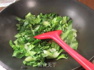 魔芋结炒青菜的做法步调：4