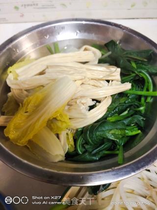 紫薯北瓜拌青菜的做法步调：5
