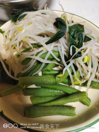 紫薯北瓜拌青菜的做法步调：4