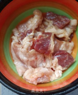 苏子叶包煎肉的做法步伐
：6