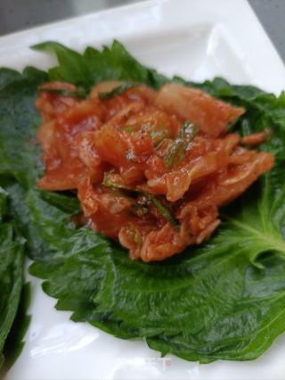 苏子叶包煎肉的做法步伐
：9