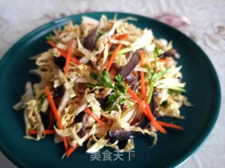 利剑菜芯拌海参的做法步调：11