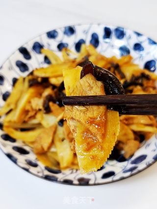 老陕席里菜～莲菜炒肉的做法步调：9