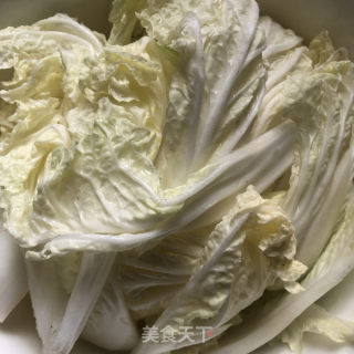 培根明白菜的做法步调：3