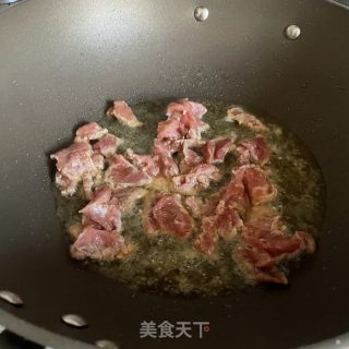 牛肉时蔬炒里片的做法步调：8