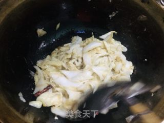 醋溜利剑菜的做法步调：4