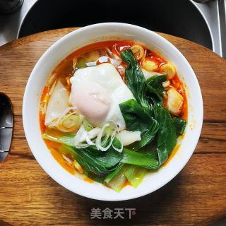酸汤钱袋蛋馄饨的做法步调：7