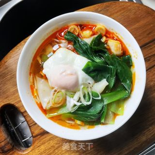 酸汤钱袋蛋馄饨的做法步调：9
