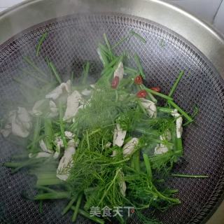 鸡胸肉炒茴喷鼻杆的做法步调：12