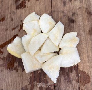 荸荠百开雪梨汤的做法步调：4