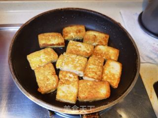 煎豆腐的做法步调：5