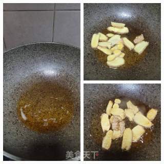 老姜乌芝麻油焖鸭肉的做法步调：6