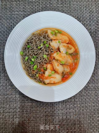 茄汁巴鲨鱼荞麦里的做法步调：5
