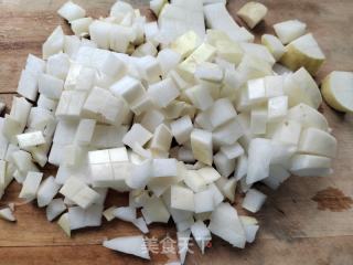 肉终烧萝卜豆腐的做法步调：2